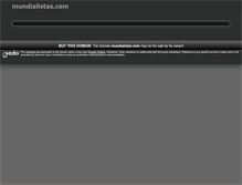 Tablet Screenshot of mundialistas.com